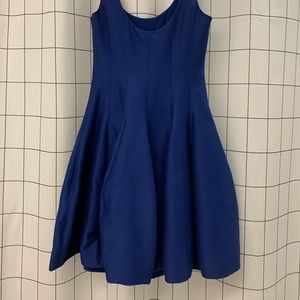 Royal blue short formal dress